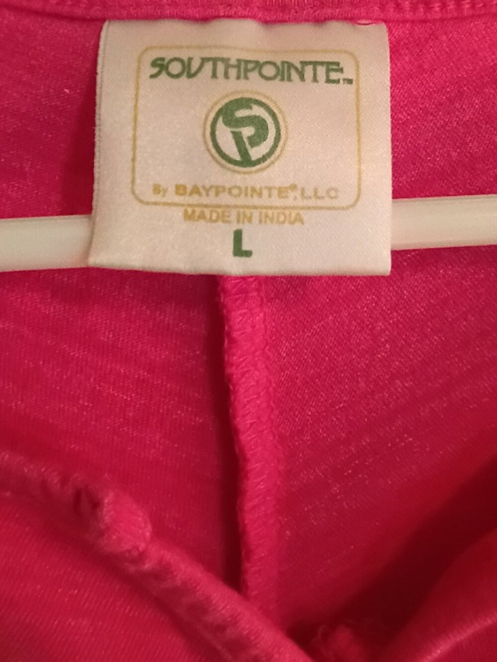 South Pointe Pink Anchor Tee Nautical Graphic Top Women’s Large Casual - Picture 3 of 10